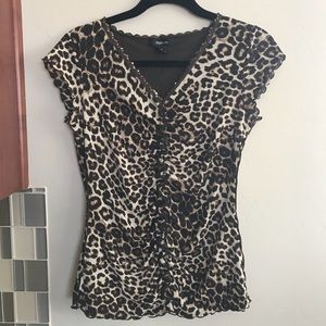 Style & Co animal print top